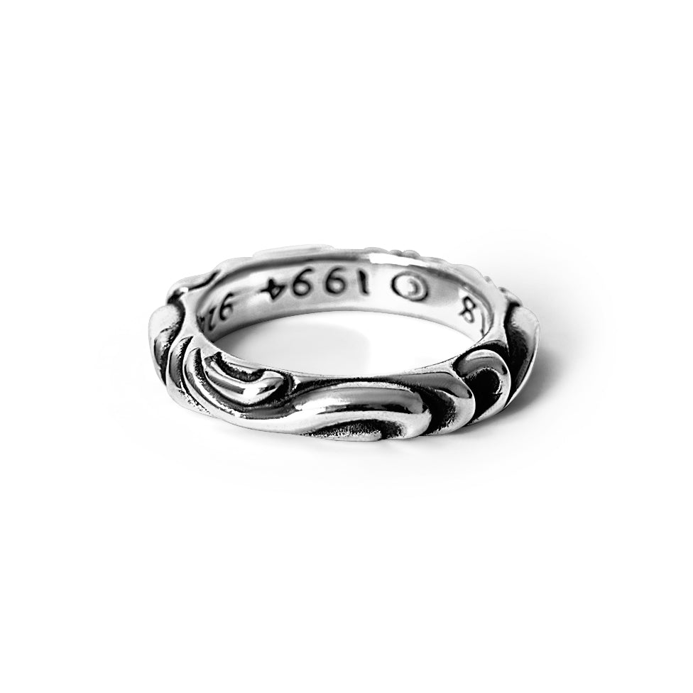 掘り出し物を検索。 CHROME HEARTS - scroll band ring | www.ouni.org