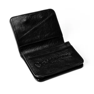 Chrome Hearts Bifold Card Holder in Black