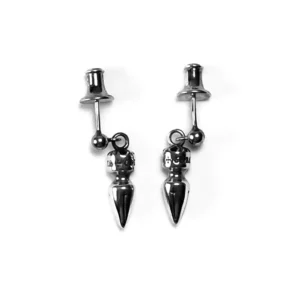 Chrome Hearts Bullet Drop Earrings