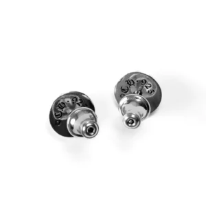 Chrome Hearts Cross Ball Stud Earrings