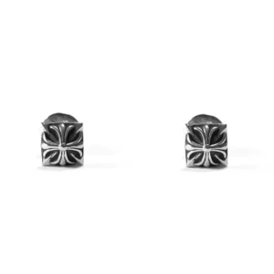 Chrome Hearts Pyramid Plus Stud Earrings