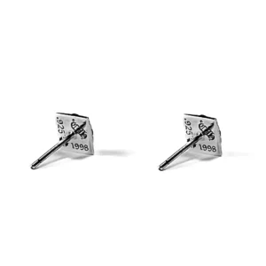 Chrome Hearts Pyramid Plus Stud Earrings