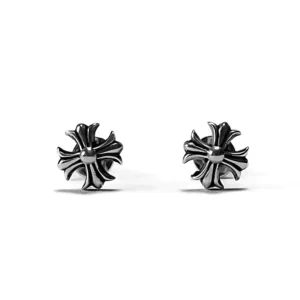 Chrome Hearts Cross Stud Earrings