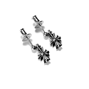 Chrome Hearts Tiny Plus Drop Earrings