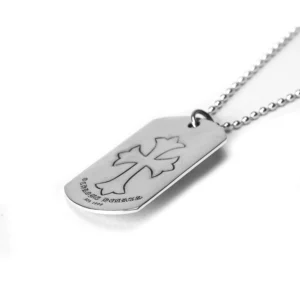 Chrome Hearts Dog Tag With Cross