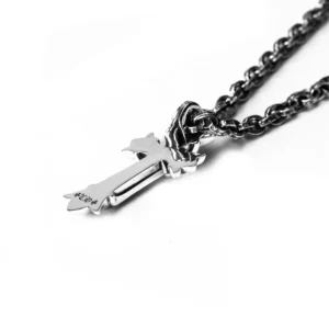 Chrome Hearts Double Cross Pendant