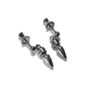 Chrome Hearts Bullet Drop Earrings