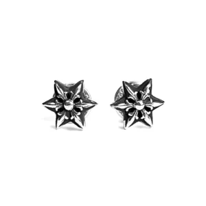 Chrome Hearts Star Stud Earrings