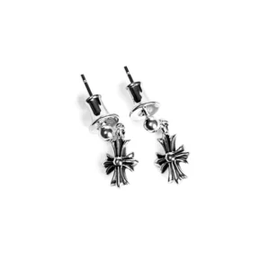 Chrome Hearts Tiny Plus Drop Earrings