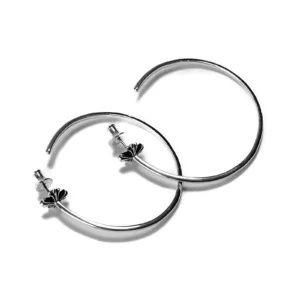 Chrome Hearts Plus Hoop Earrings