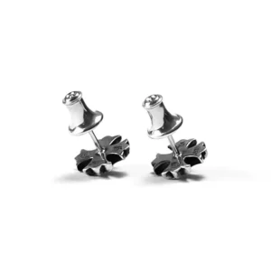 Chrome Hearts Cross Stud Earrings