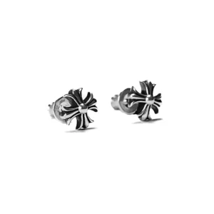 Chrome Hearts Cross Stud Earrings