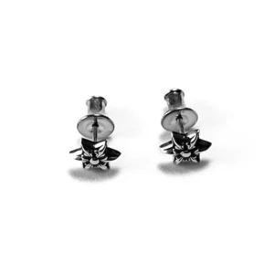 Chrome Hearts Star Stud Earrings