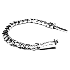 Chrome Hearts Plus ID Cuban Link Bracelet