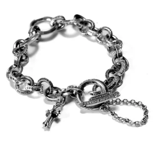 Chrome Hearts Babyfat Cross Ring Bracelet