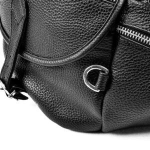 Chrome Hearts Leather Slinger Belt Bag in Black