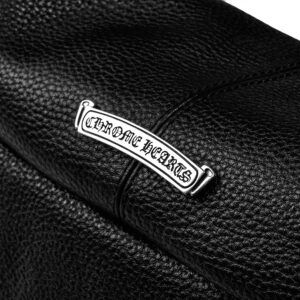 Chrome Hearts Leather Slinger Belt Bag in Black