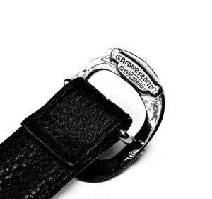 Chrome Hearts Leather Slinger Belt Bag in Black