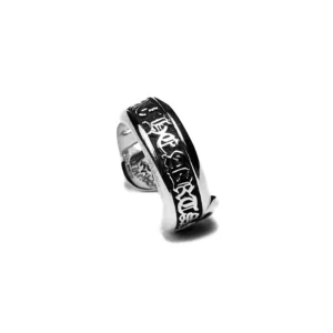 Chrome Hearts Scroll Label Ring