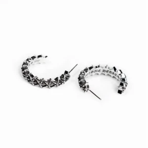 Chrome Hearts Star Hoop Earrings