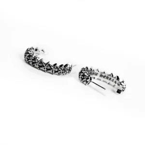 Chrome Hearts Star Hoop Earrings