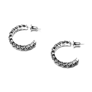 Chrome Hearts Star Hoop Earrings