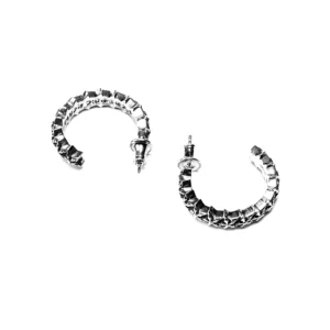 Chrome Hearts Star Hoop Earrings